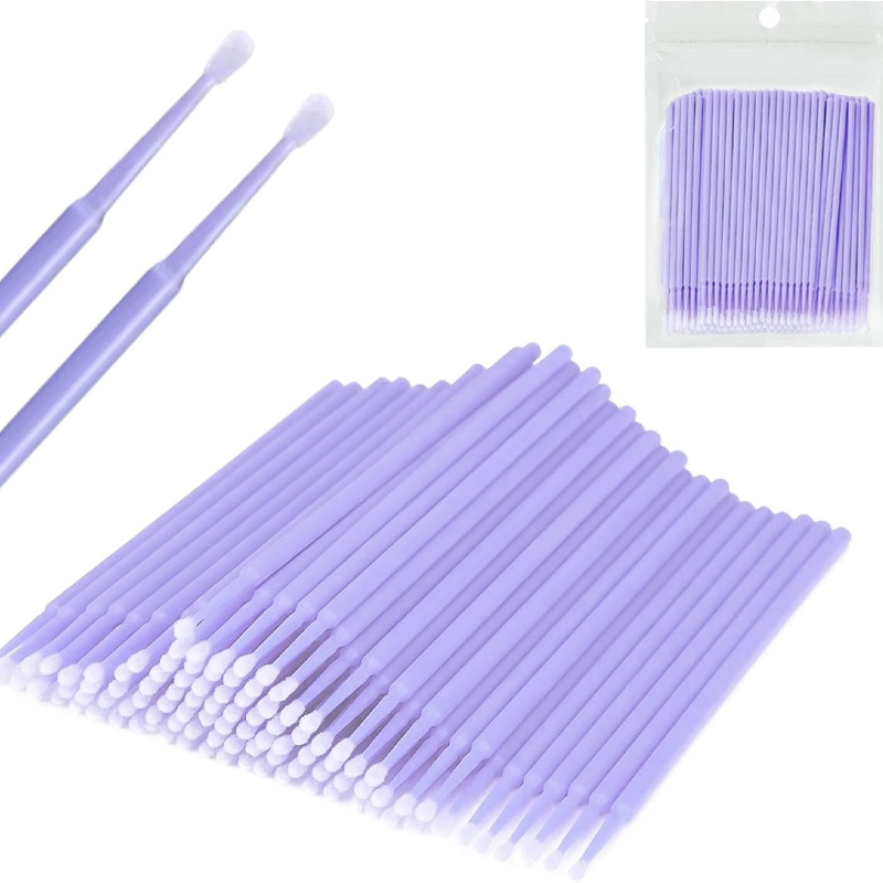 Woman Beauty Makeup - 100 Hisopos Desechables de Microfibra Suave
