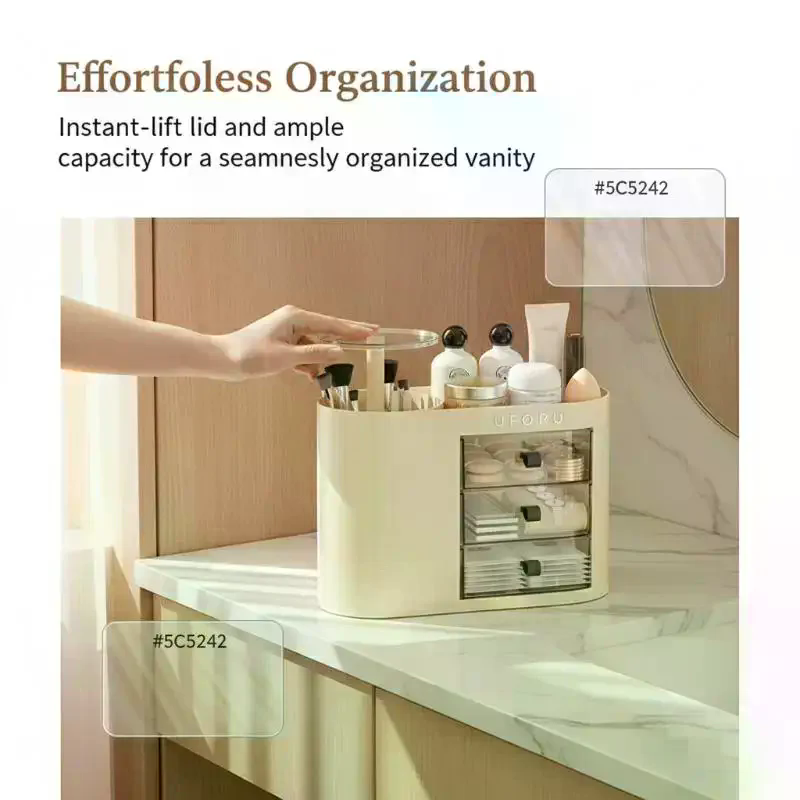 Beauty Makeup Vanity Set - Organizador de Maquillaje con Sistema de