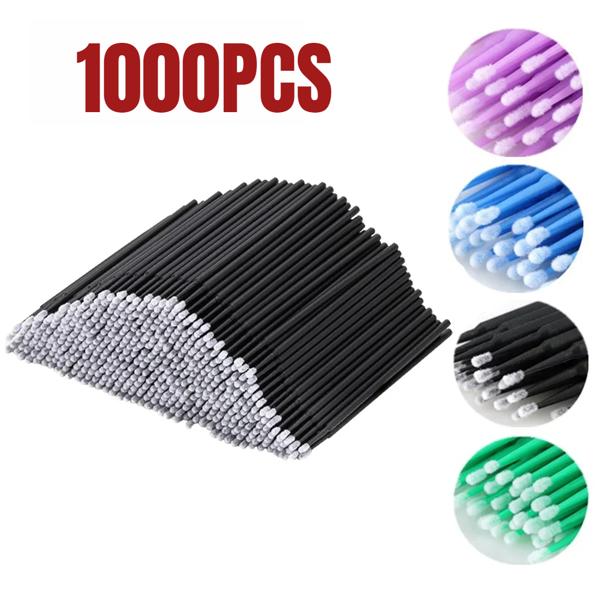 Beauty Makeup Vanity - 1000/500 Uds cepillo de limpieza de