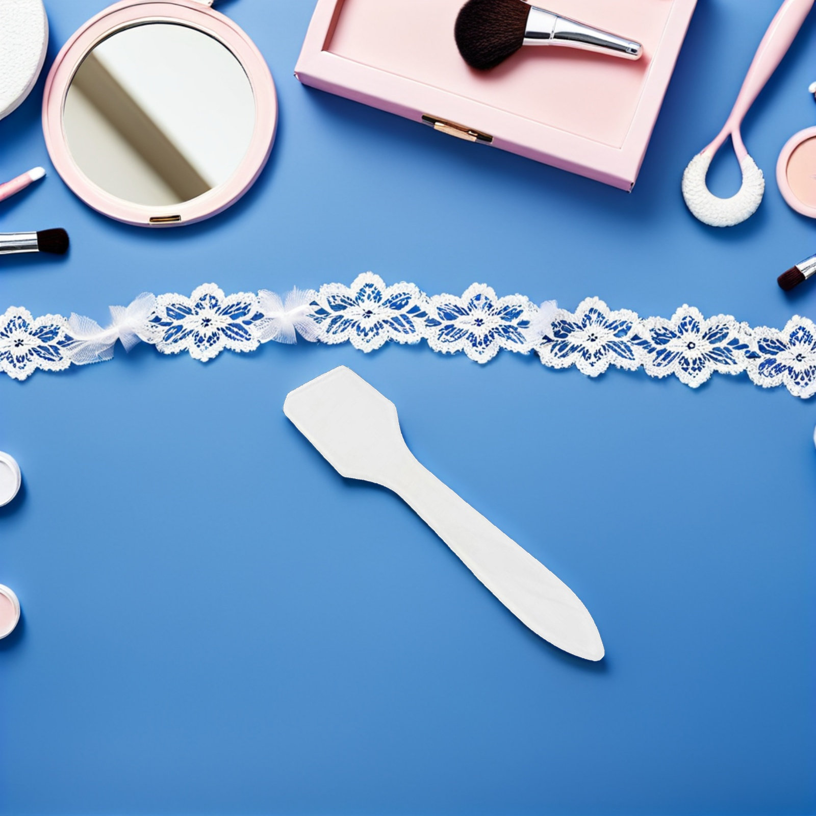 Woman Beauty Makeup - Espátula para mascarillas, 50 unidades, para
