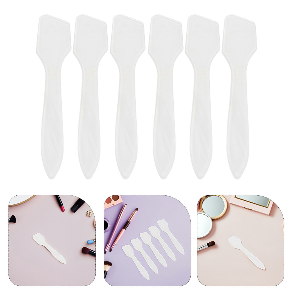 Woman Beauty Makeup - 50 Espátulas de Plástico para Maquillaje,