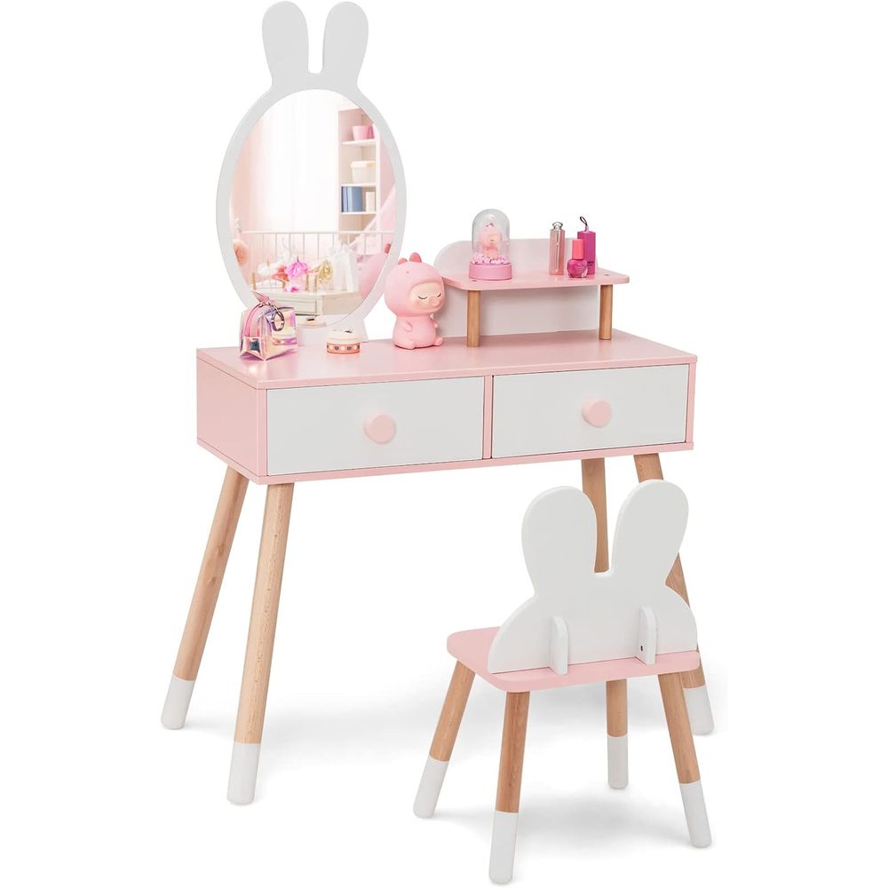 Beauty Makeup Vanity Set - EY Kids Vanity, Juego de Mesa
