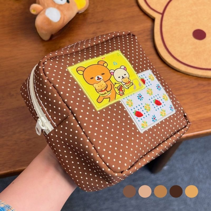 Beauty Makeup Vanity - Bolsa de cosméticos Kawaii Rilakkuma con