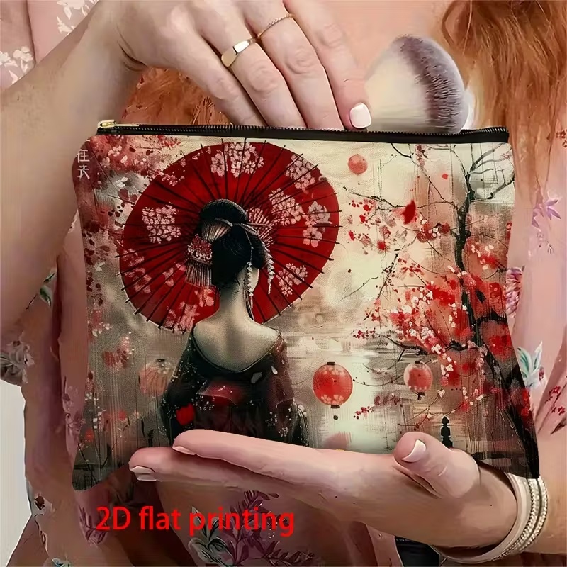 Beauty Makeup Design - Bolsa de Maquillaje Estilo Geisha Japonesa