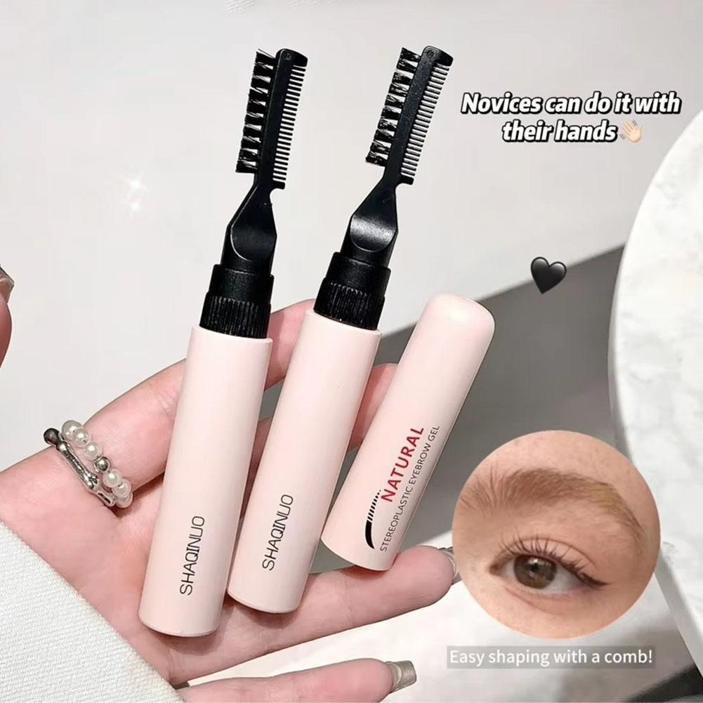 Woman Beauty Makeup - Gel para cejas de doble cabeza,