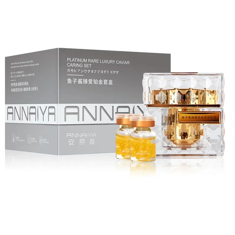 Anti-Aging Face Cream - Platino raro juego de cuidado de