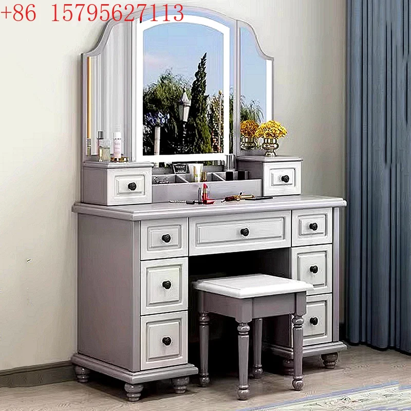 Beauty Makeup Vanity Set - Juego Completo de Tocador Estético con