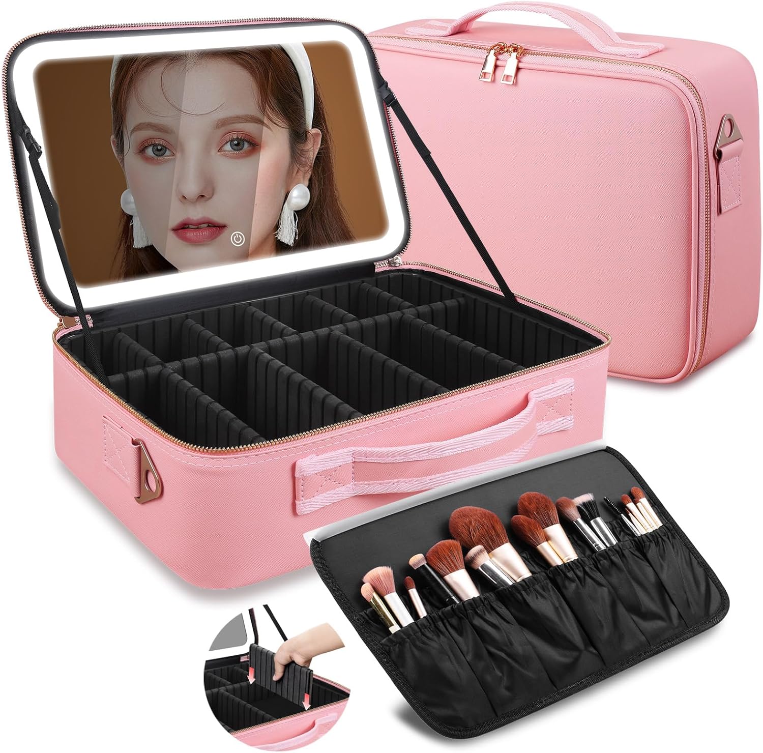 Beauty Makeup Vanity - Bolsa de Maquillaje de Gran Capacidad