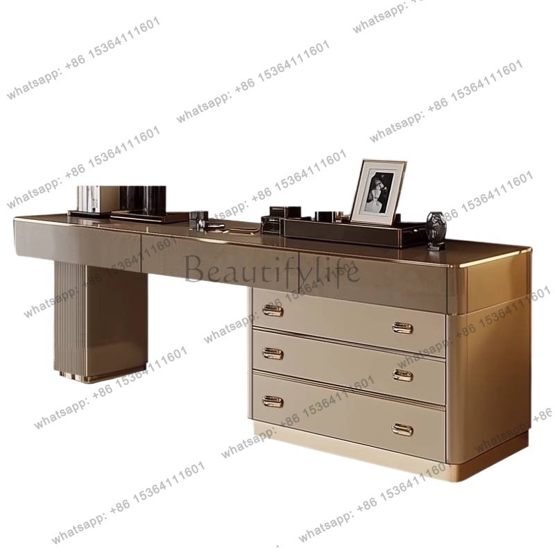 Beauty Makeup Vanity Set - Juego completo de tocador de madera,