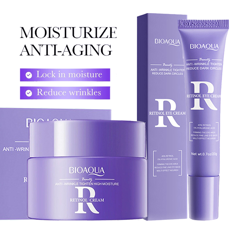 BIOAQUA Retinol juegos de cuid - Anti-Aging Face Cream reseña y precio