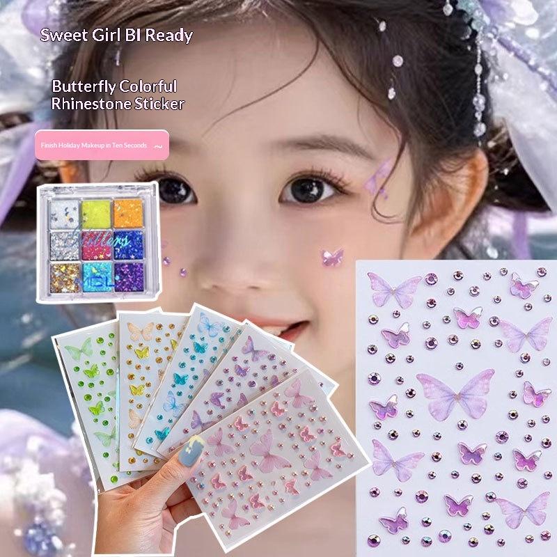 Pegatinas para pintar la cara  - Eyeshadow Palette reseña y precio