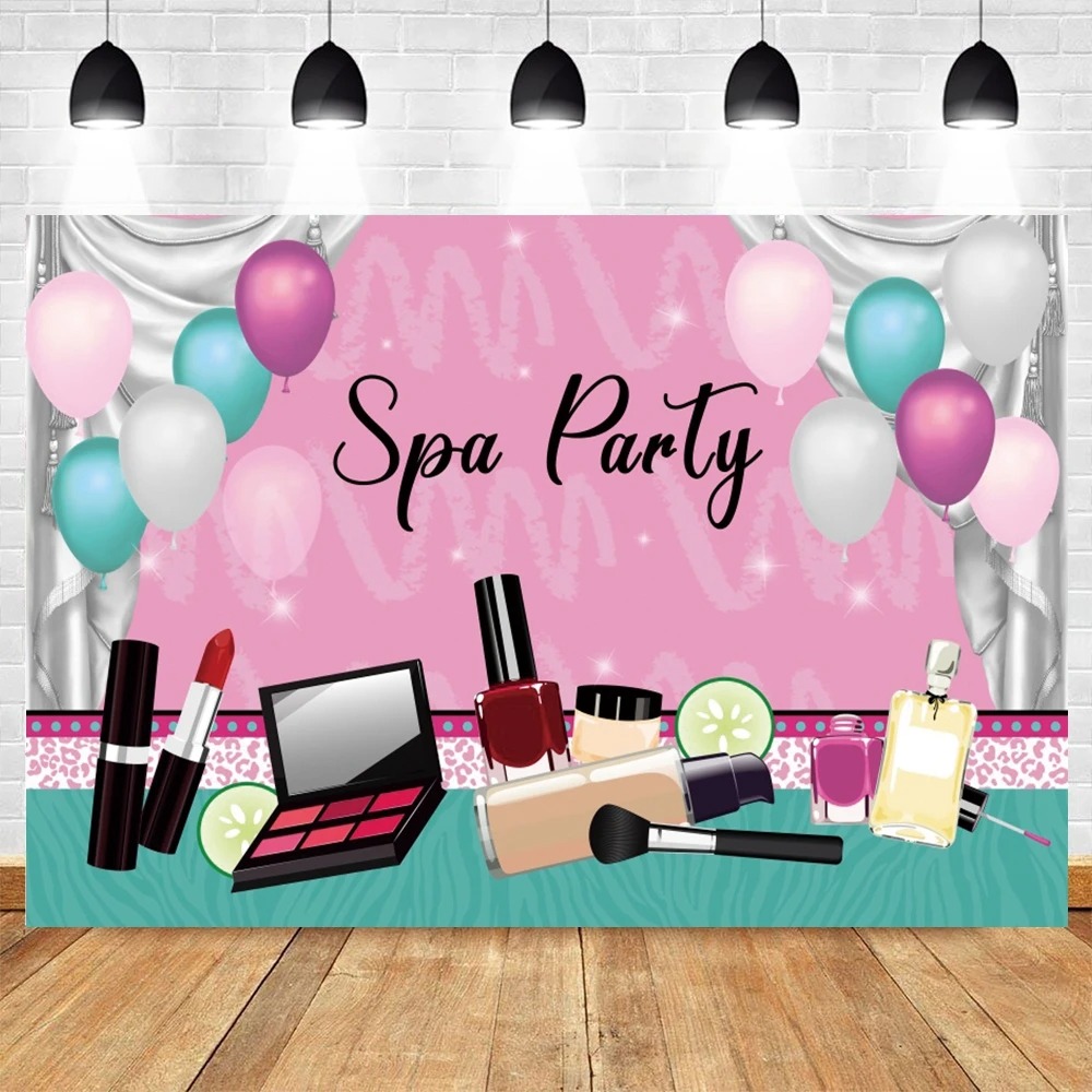 Fondo temático de fiesta de Sp - Beauty Makeup Girl Photo reseña y precio