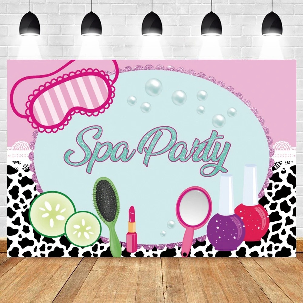 Fondo temático de fiesta de Sp - Beauty Makeup Girl Photo reseña y precio