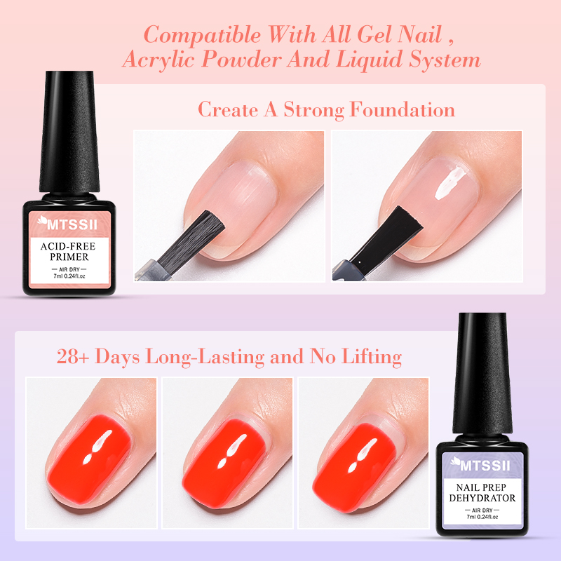 Set de 5 Esmaltes de Uñas en G - Nail Dehydrator Primer reseña y precio