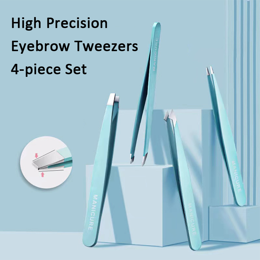 Pinzas para cejas coloridas, e - Beauty Makeup Remover reseña y precio