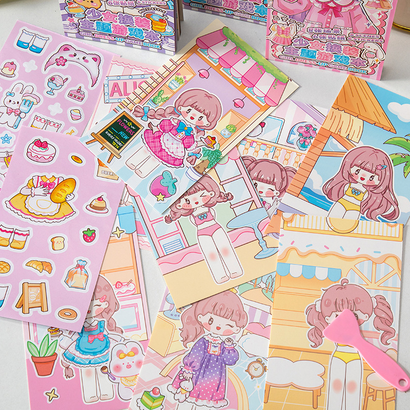Libro de Pegatinas de Juego de - Beauty Makeup Games Free reseña y precio