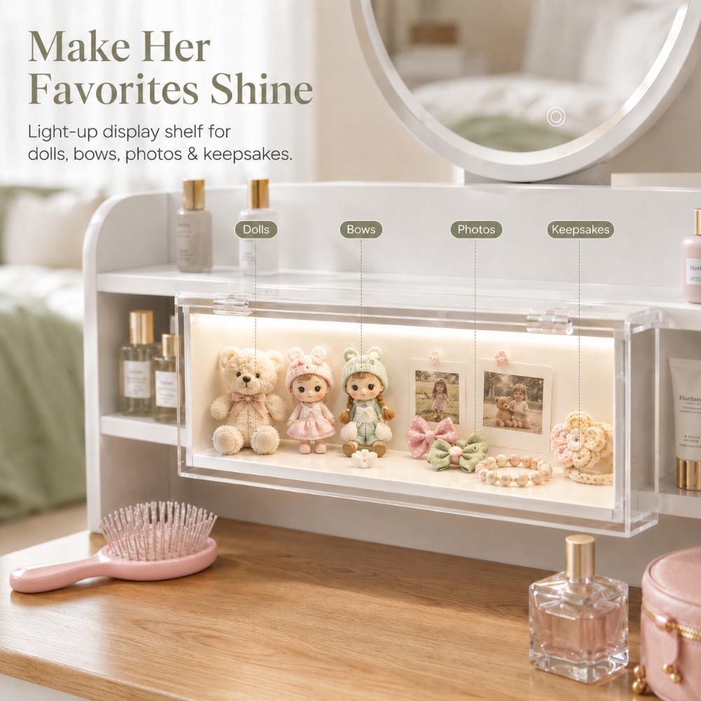 Regalo Perfecto para Ella, Jue - Beauty Makeup Vanity Set reseña y precio