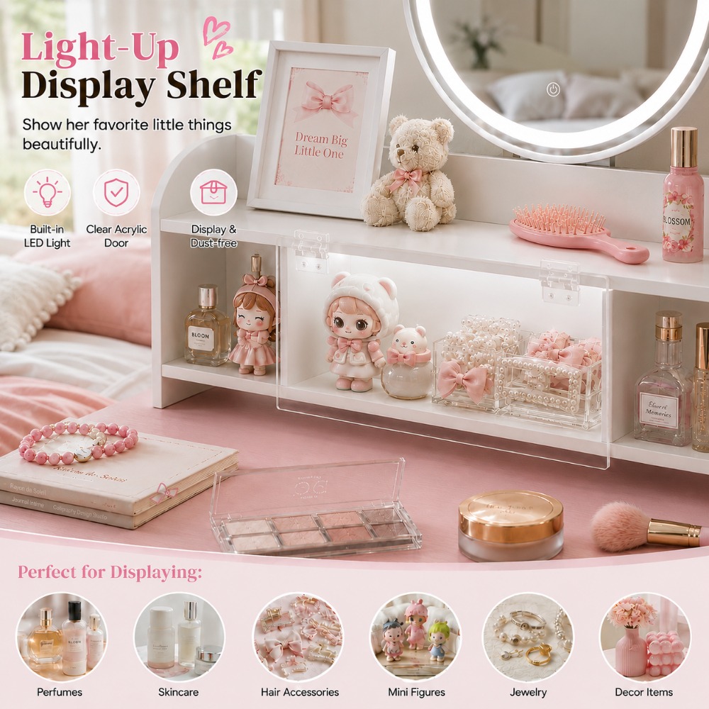 Regalo Perfecto para Ella, Jue - Beauty Makeup Vanity Set reseña y precio