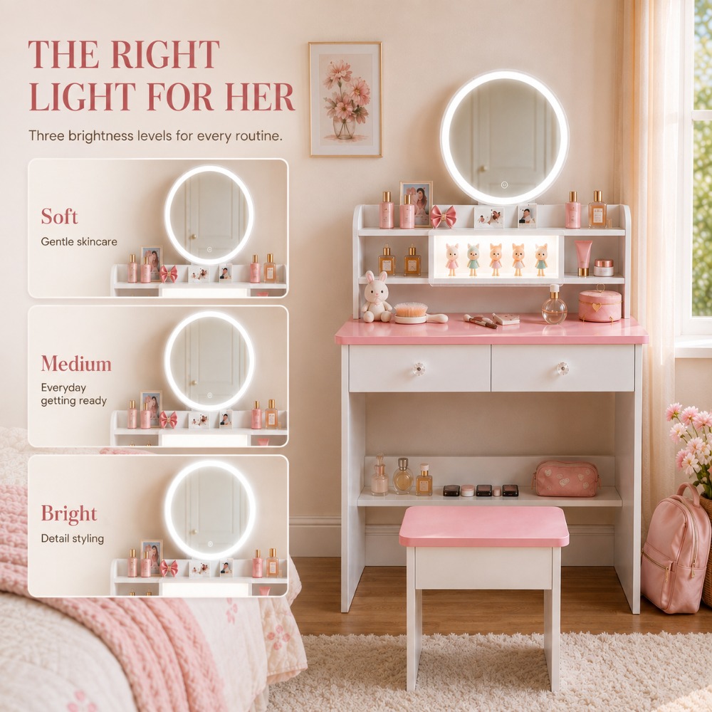 Regalo Perfecto para Ella, Jue - Beauty Makeup Vanity Set reseña y precio