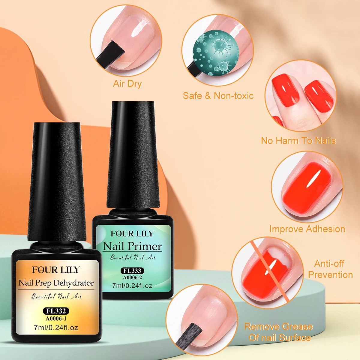 Juego completo de cuidado de u - Nail Dehydrator Primer reseña y precio