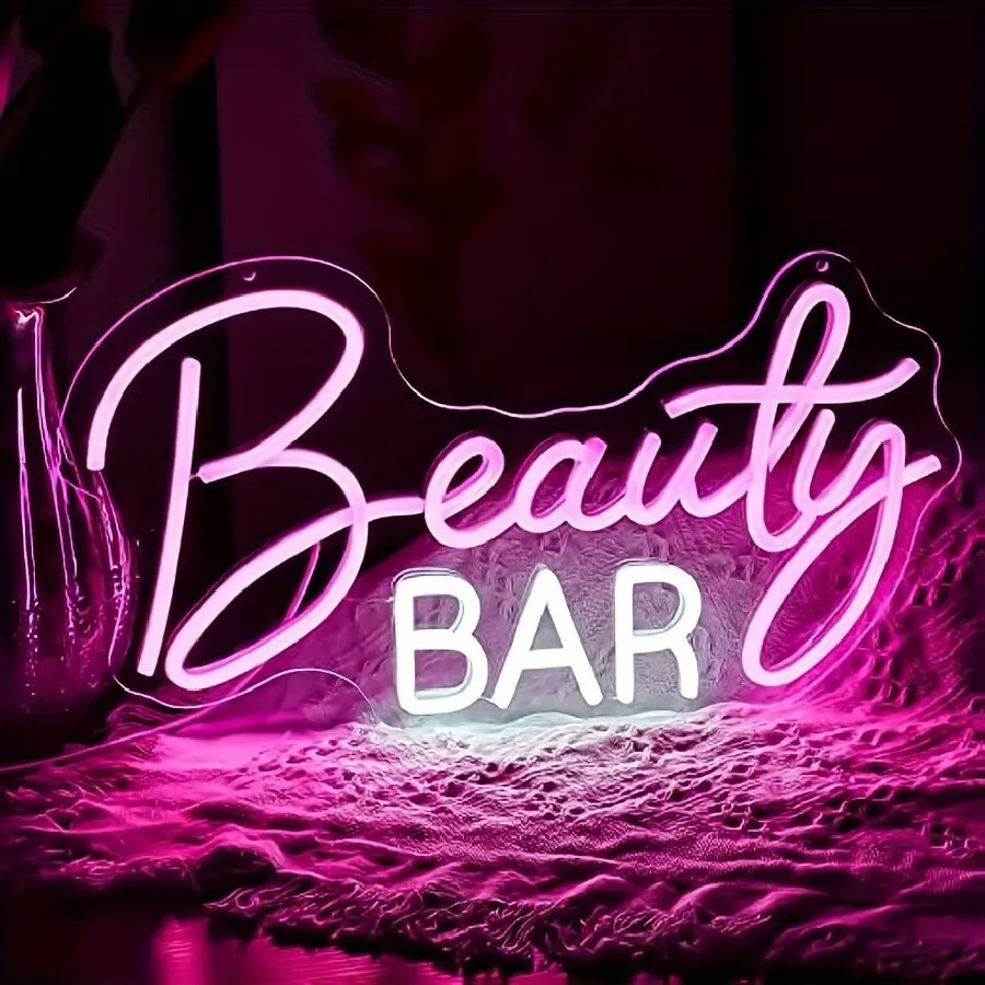 Letrero de neón para pestañas, - Beauty Makeup Bar reseña y precio