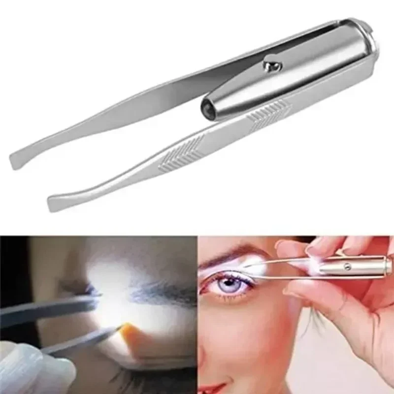Pinzas para cejas Led de acero - Beauty Makeup Design reseña y precio