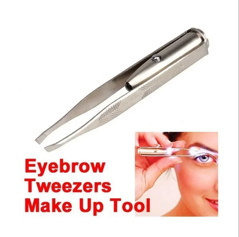 Pinzas para cejas Led de acero - Beauty Makeup Design reseña y precio