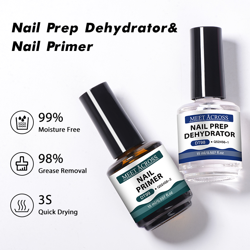 2PCS 15ml Set de Preparación d - Nail Dehydrator Primer reseña y precio