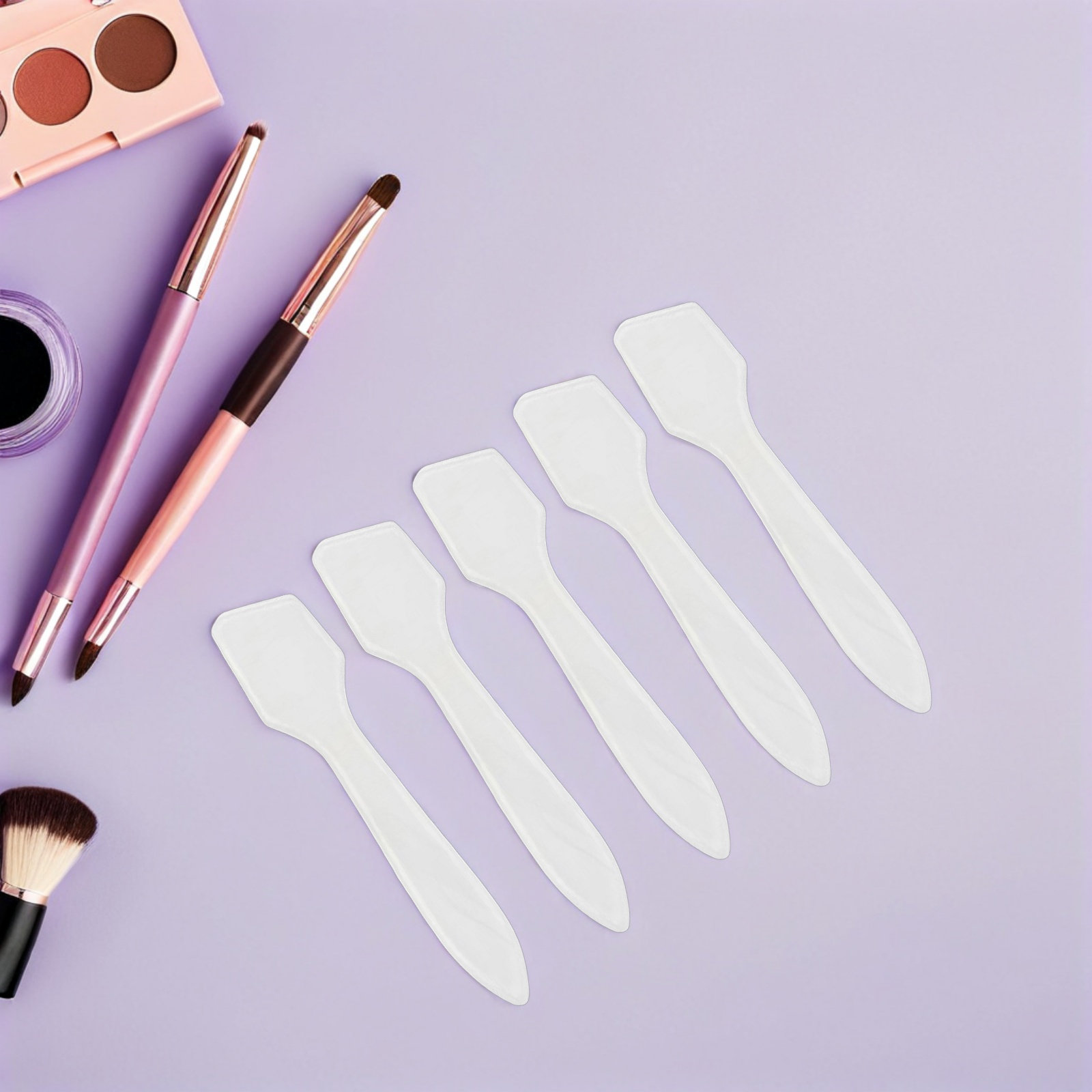 50 Espátulas de Plástico para  - Woman Beauty Makeup reseña y precio