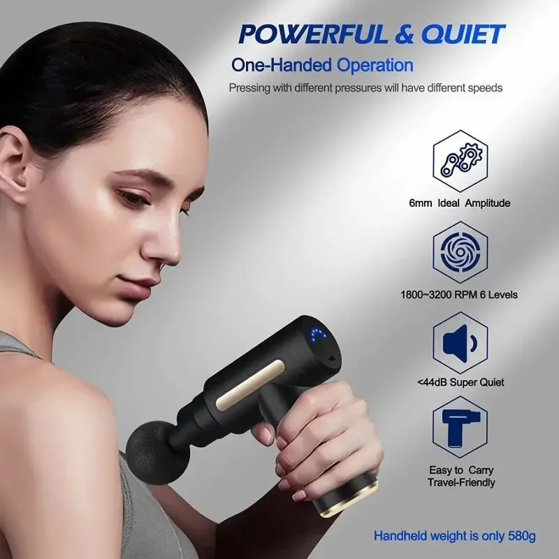 Pistola de masaje fascial port - Hair Scalp Massager reseña y precio