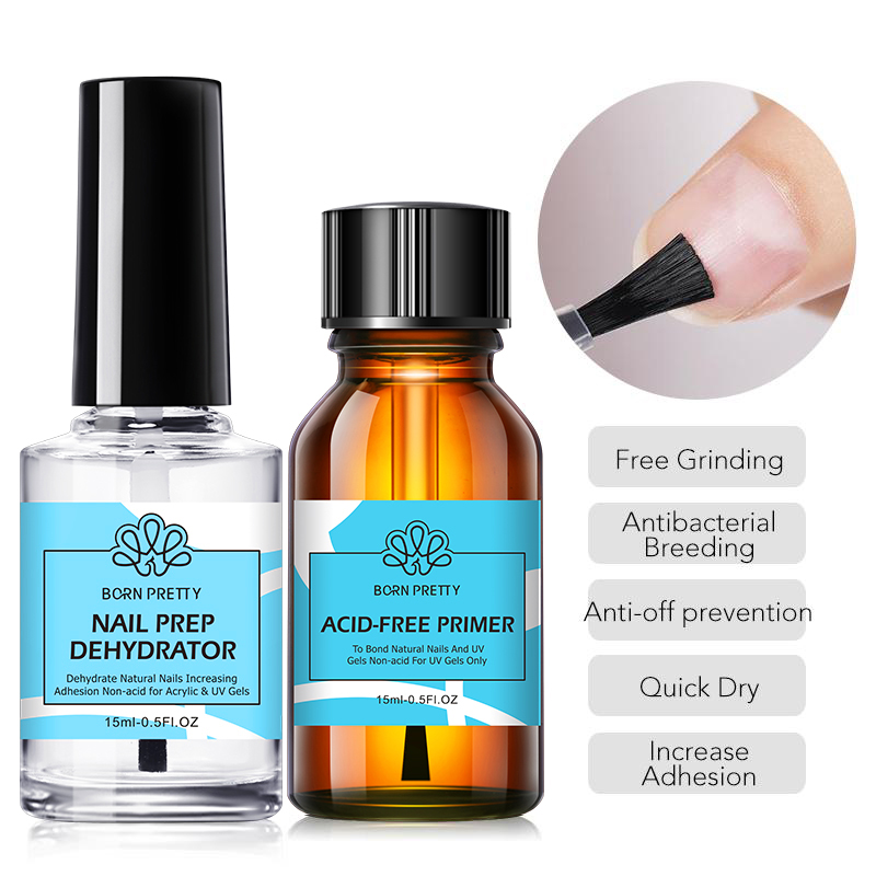 BORN PRETTY - Set de 2 Prepara - Nail Dehydrator Primer reseña y precio