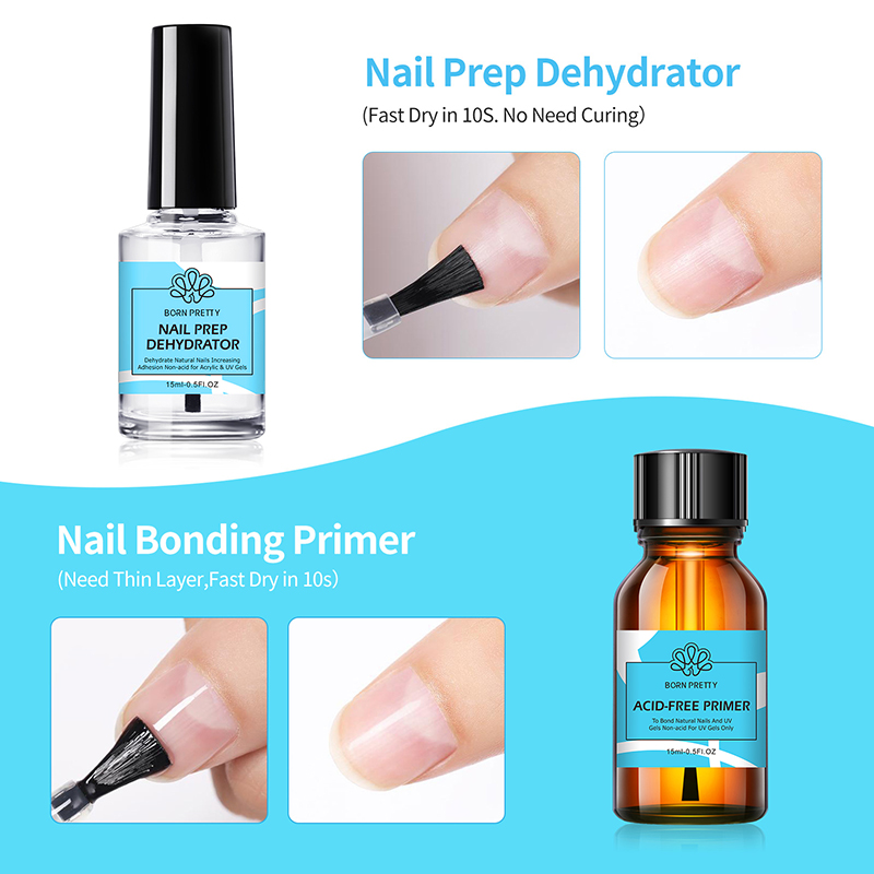 BORN PRETTY - Set de 2 Prepara - Nail Dehydrator Primer reseña y precio