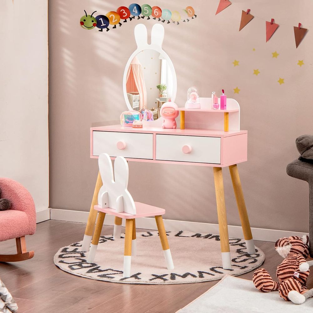 EY Kids Vanity, Juego de Mesa  - Beauty Makeup Vanity Set reseña y precio