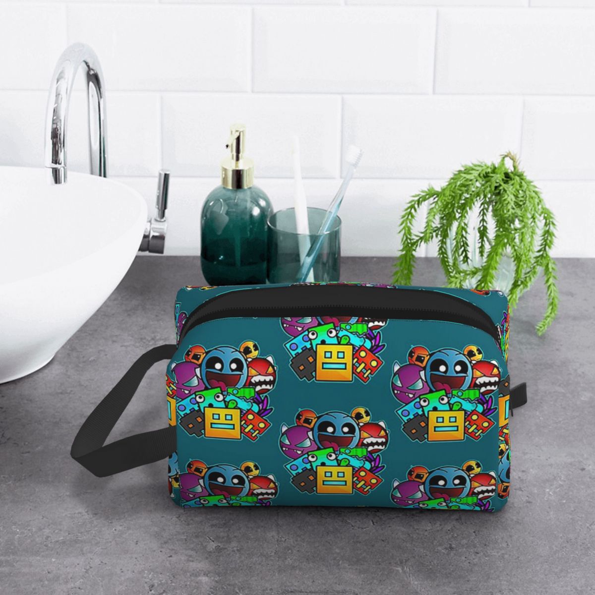 Bolsa de maquillaje Geometry D - Beauty Makeup Games Free reseña y precio